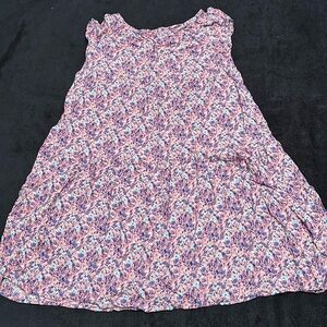 Old navy pink blue flower dress